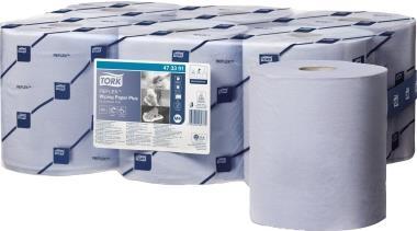 Tork Reflex Wiping Cloth 1-ply Blue 6 Rolls/Pack (473391)