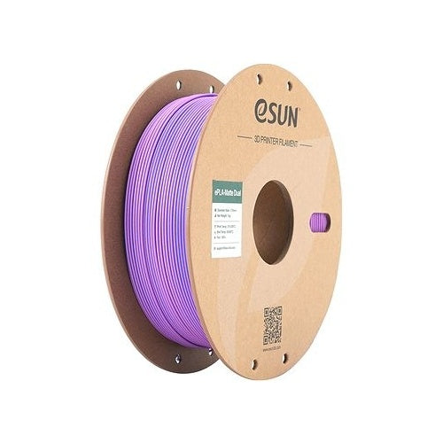PLA MATTE DUAL 1,75mm PURPLE BLUE 1kg ESUN 3D FILAMENT (PLA-MTD175B-UZ1P1) afbeelding 1