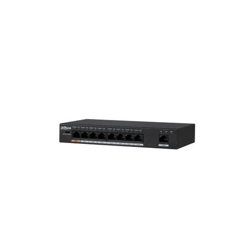 Dahua Technology PFS3009-8ET-96 Unmanaged L2 Fast Ethernet (10/100) Power over Ethernet (PoE) Black afbeelding 2