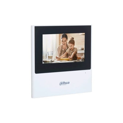 Dahua Monitor: 4.3  TFT touch screen  480x272 resolution  IP surveillance  integrated alarm system  VTH2611L-WP afbeelding 3