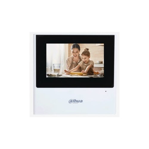 Dahua Monitor: 4.3  TFT touch screen  480x272 resolution  IP surveillance  integrated alarm system  VTH2611L-WP afbeelding 4