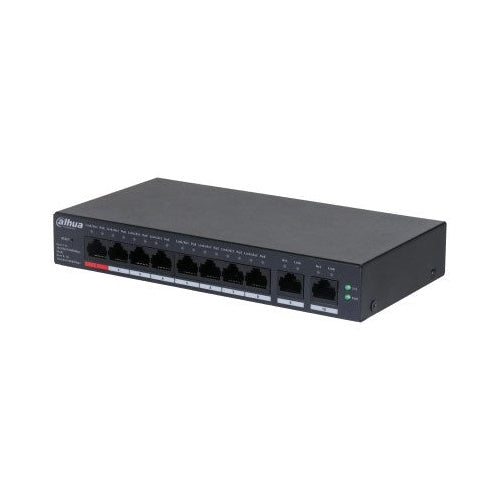 Dahua Technology DH-CS4010-8GT-110 network switch Managed L2 Gigabit Ethernet (10/100/1000) Power over Ethernet (PoE) Black afbeelding 4