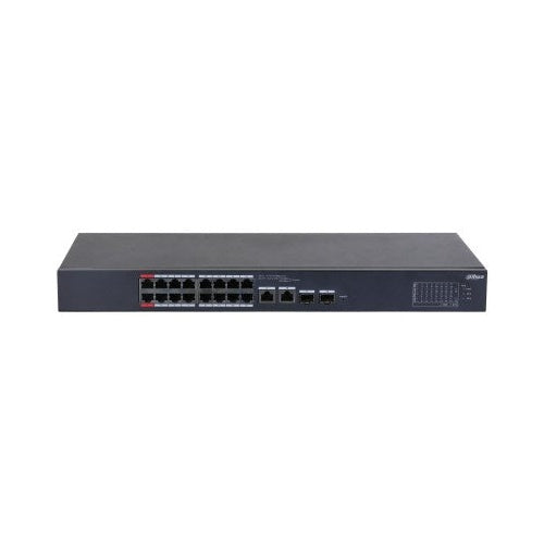 Dahua Technology DH-CS4218-16ET-135 network switch Managed L2 Gigabit Ethernet (10/100/1000) Power over Ethernet (PoE) Black afbeelding 1