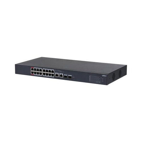 Dahua Technology DH-CS4218-16ET-135 network switch Managed L2 Gigabit Ethernet (10/100/1000) Power over Ethernet (PoE) Black afbeelding 3