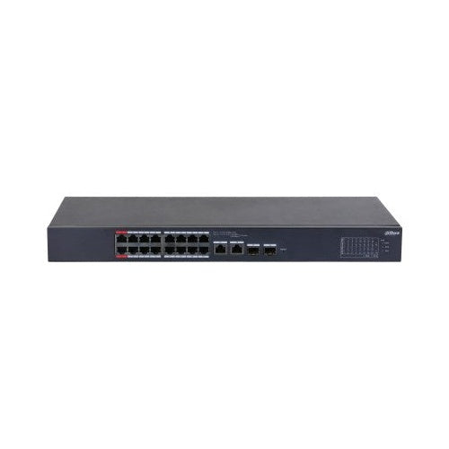 Dahua Technology CS4218-16ET-240 - PoE switch 16-port + 2 RJ45/SFP afbeelding 1
