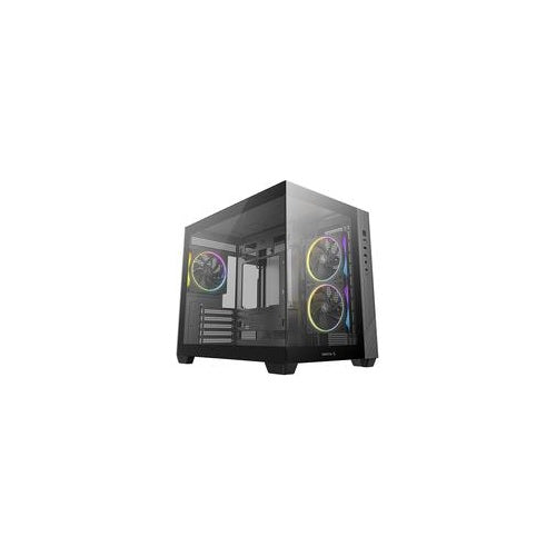 DeepCool CG330 3F Micro ATX Mini ITX ARGB Glas black (R-CG330-BKNGM3-G) afbeelding 1