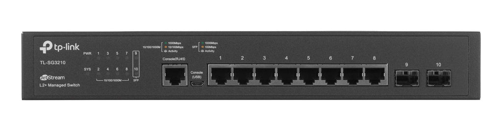 TP-Link JetStream TL-SG3210 - Switch - managed - 8 x 10/100/1000 - Desktop, an Rack montierbar (TL-SG3210) - 6935364006396 - image 6