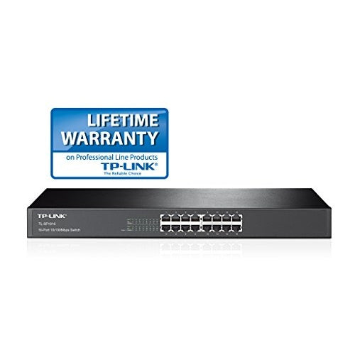 TP-Link TL-SF1016 - Switch - 16 x 10/100 - Desktop (TL-SF1016 V12.0) afbeelding 2