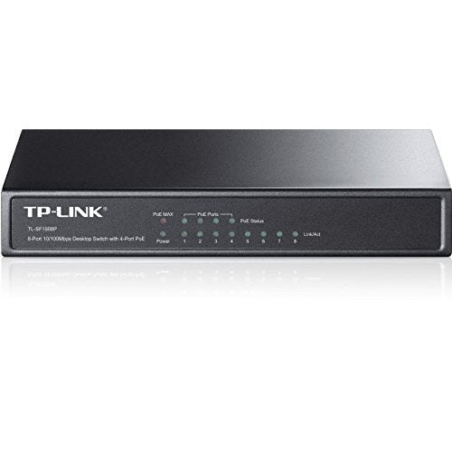 TP-Link TL-SF1008P - Switch - 8 Anschlüsse - EN, Fast EN - 10Base-T, 100Base-TX - PoE (TL-SF1008P) afbeelding 3