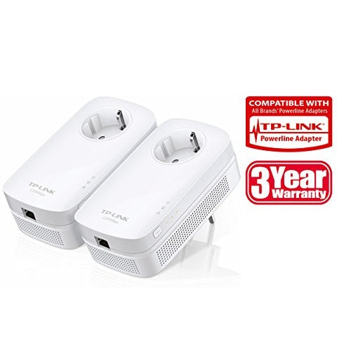 TP-LINK TL-PA8010P KIT - Starter Kit - Bridge - GigE, HomePlug AV (HPAV), HomePlug AV (HPAV) 2,0 - an Wandsteckdose anschließbar (TL-PA8010P KIT) afbeelding 4