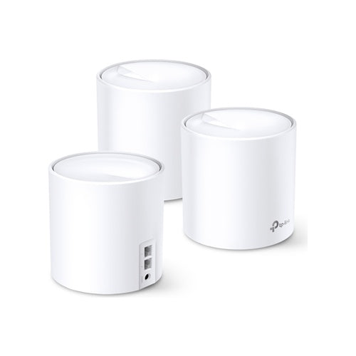 TP-Link Deco X60 - WLAN-System (3 Router) - GigE, 802.11ax - 802.11a/b/g/n/ac/ax - Dual-Band afbeelding 1