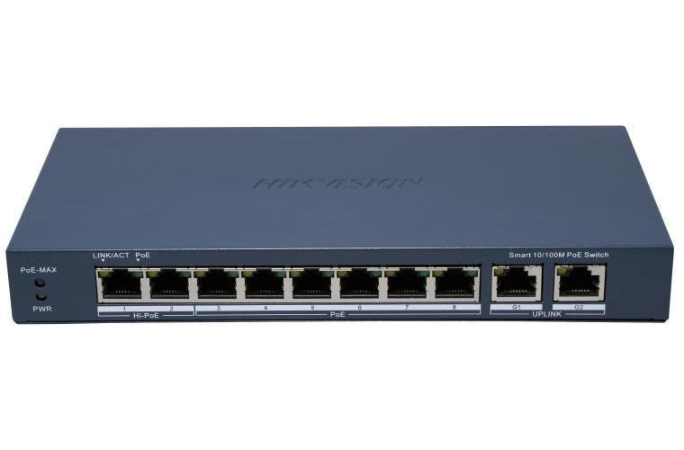 Switch Hikvision DS-3E1310HP-EI(B) afbeelding 2