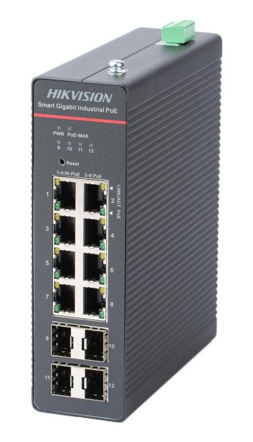 Switch Hikvision DS-3T1512HP-SI-8P4FKIT afbeelding 1