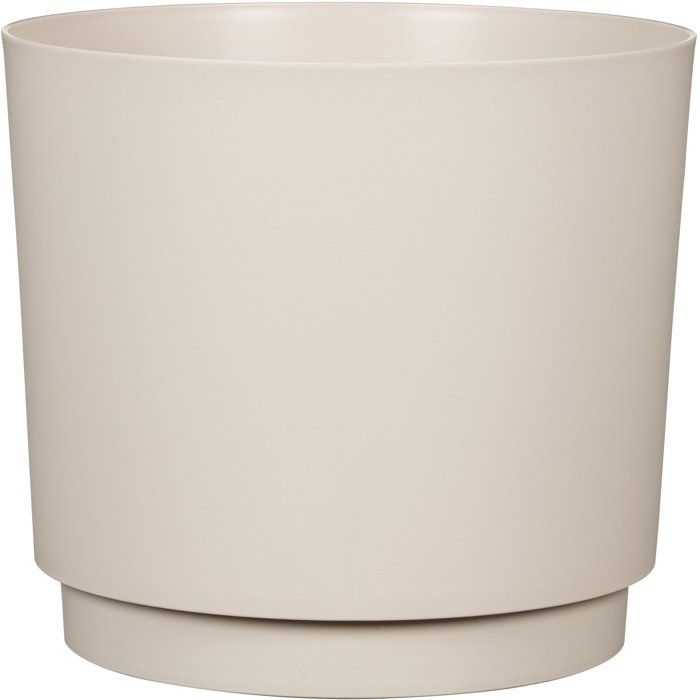 GARDEN ID Round Plant Pot - Plano - Ø 25 - 7 L - H 22 cm - Warm White