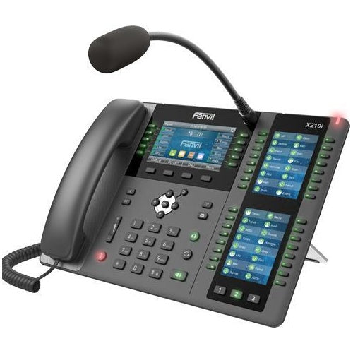 Fanvil X210i IP-Telefon Schwarz - Grau Kabelgebundenes Mobilteil LCD 20 Zeilen (X210I) afbeelding 1