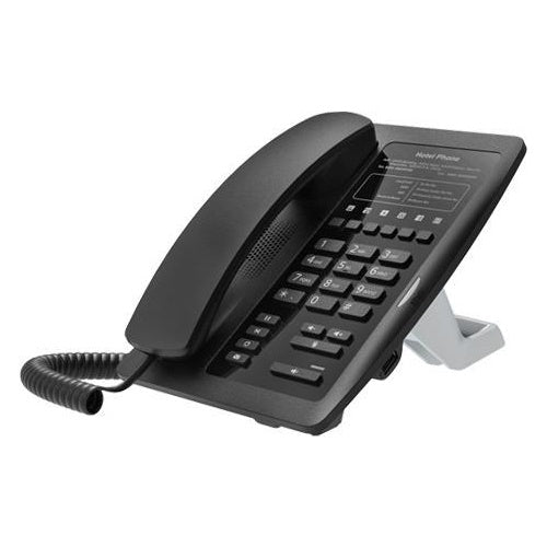 Fanvil H3W - IP-Telefon - Schwarz - Kabelgebundenes Mobilteil - Im Band - Out-of band - SIP-Info - 2 Zeilen - G.711a,G.711u,G.722,G.729ab,OPUS,iLBC (H3W BLACK) afbeelding 1