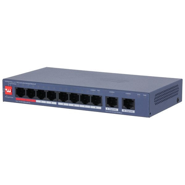 Dahua 8-port PoE Switch CS4010-8ET2GT-110 afbeelding 1