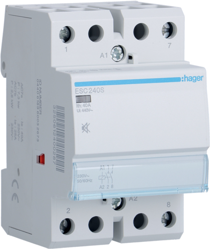 Hager ESC240S Contactor 40A 2S 230V