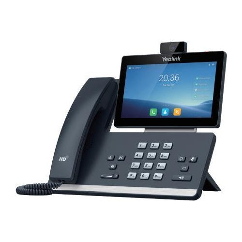 Yealink T58W - VoIP-Telefon mit Rufnummernanzeige - 10 Parteien Anruffunktion - SIP, SIP v2 - 16 Zeilen - Classic Gray - mit Yealink CAM50 Kamera (1301112) afbeelding 1