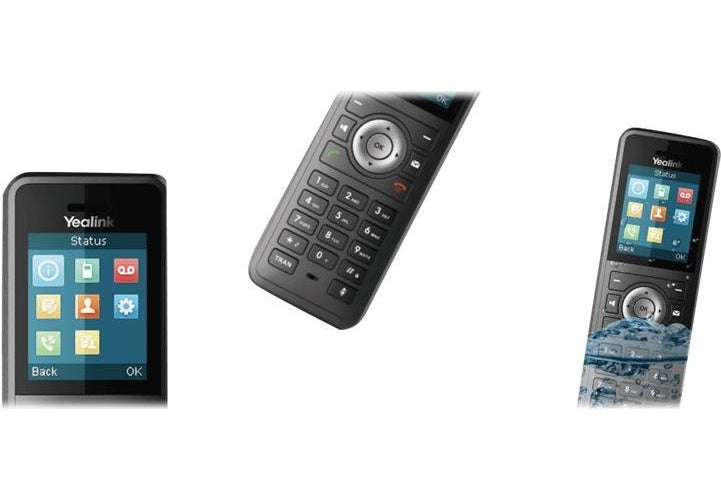 Yealink W79P - Schnurloses VoIP-Telefon - mit Bluetooth-Schnittstelle mit Rufnummernanzeige - IP-DECT - dreiweg Anruffunktion - SIP, SIP v2, RTCP-XR, VQ-RTCPXR - Schwarz, Classic Gray (W79P) - 6938818308497 - image 1