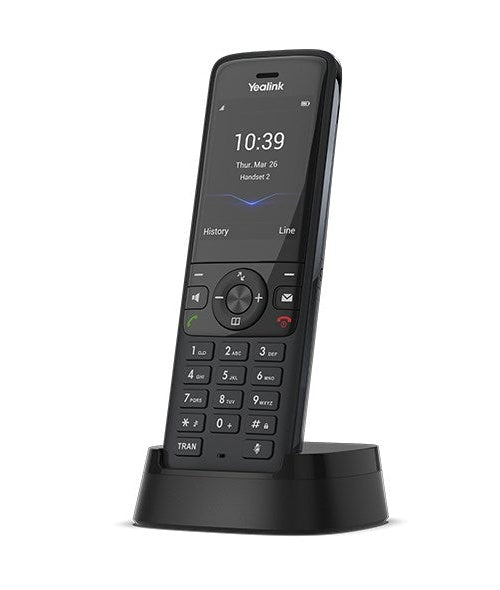 Yealink W78H - IP-Telefon - Schwarz - Kabelloses Mobilteil - Tisch/Bank - 50 m - 300 m (1302023) afbeelding 1