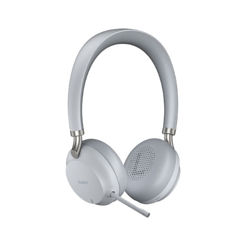 Yealink BH72 Kopfhörer Verkabelt & Kabellos Kopfband Anrufe/Musik USB Typ-A Bluetooth Ladestation Hellgrau (1208615) afbeelding 1