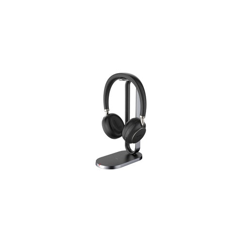 Yealink BH76 Teams - Headset - On-Ear - Bluetooth - kabellos - aktive Rauschunterdrückung - Adapter USB-A via Bluetooth - Schwarz - mit Ladestation afbeelding 1