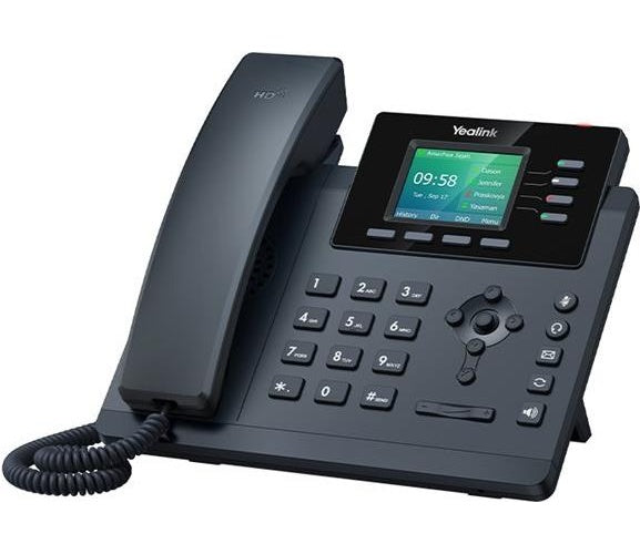 Yealink SIP-T34W - VoIP-Telefon mit Rufnummernanzeige - fünfwegig Anruffunktion - SIP, SIP v2, SRTP, RTCP-XR, VQ-RTCPXR, ICE - 4 Leitungen - Classic Gray (1301037) afbeelding 1