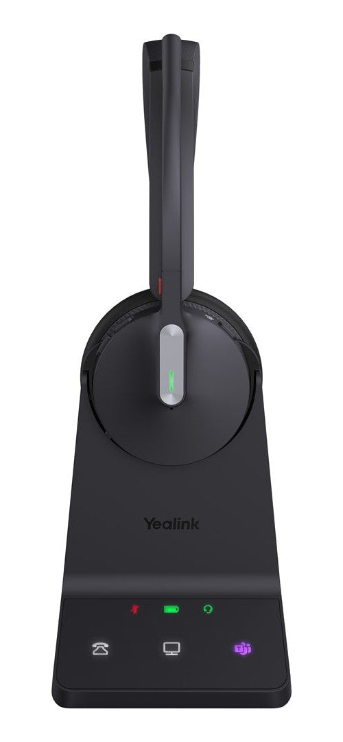Yealink WH64 Dual Teams Kopfhörer Kabellos Kopfband Büro/Callcenter Mikro-USB Bluetooth Schwarz (1208674) afbeelding 2