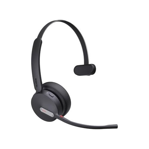 Yealink WH64 Hybrid Mono UC Kopfhörer Kabellos Kopfband Büro/Callcenter Mikro-USB Bluetooth Schwarz (1208688) afbeelding 1