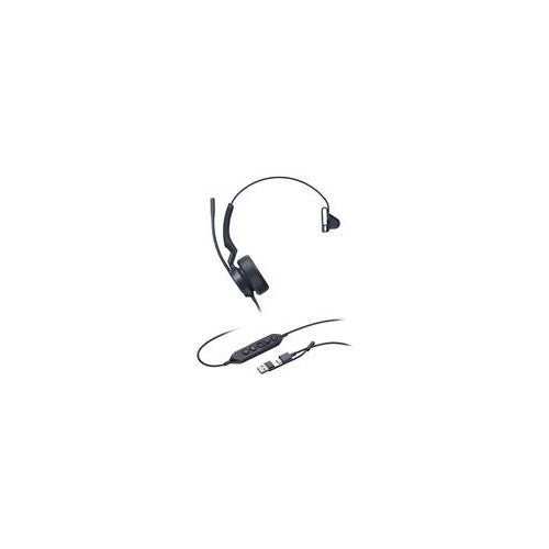 Yealink Headset UH44 Mono Teams USB-C/A - Headset - Mono (1308188) afbeelding 1