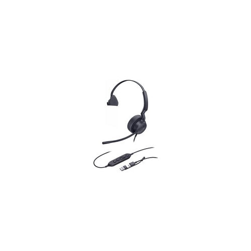 Yealink Headset UH42 Mono UC USB-C/A - Headset - 20 KHz (1308217) afbeelding 1
