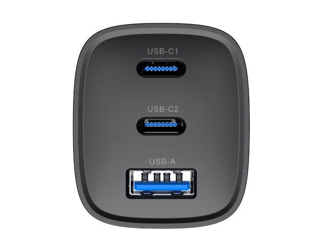 Havit UC20 - GaN 65 W three-port travel charger  black afbeelding 2