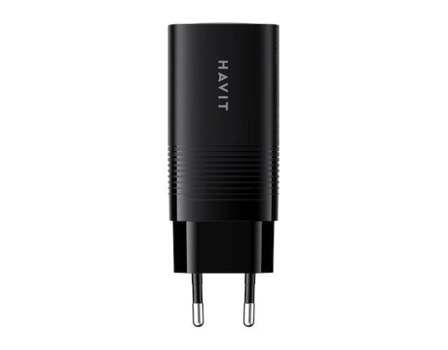 Havit UC20 - GaN 65 W three-port travel charger  black afbeelding 3