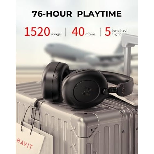 Havit H655BT - Bluetooth wireless headphones  black afbeelding 6