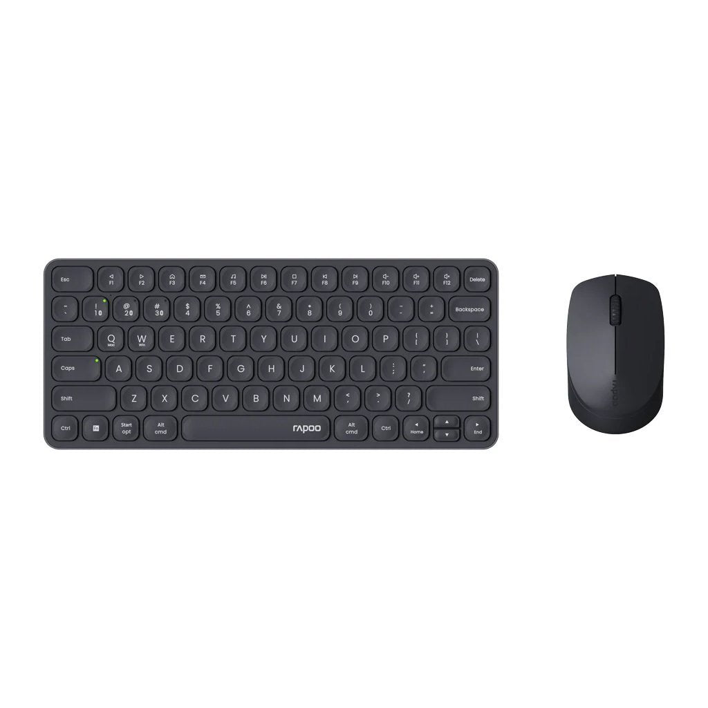 Rapoo 9010 M Combo Set QWERTY(NL) Keyboard + Mouse Black