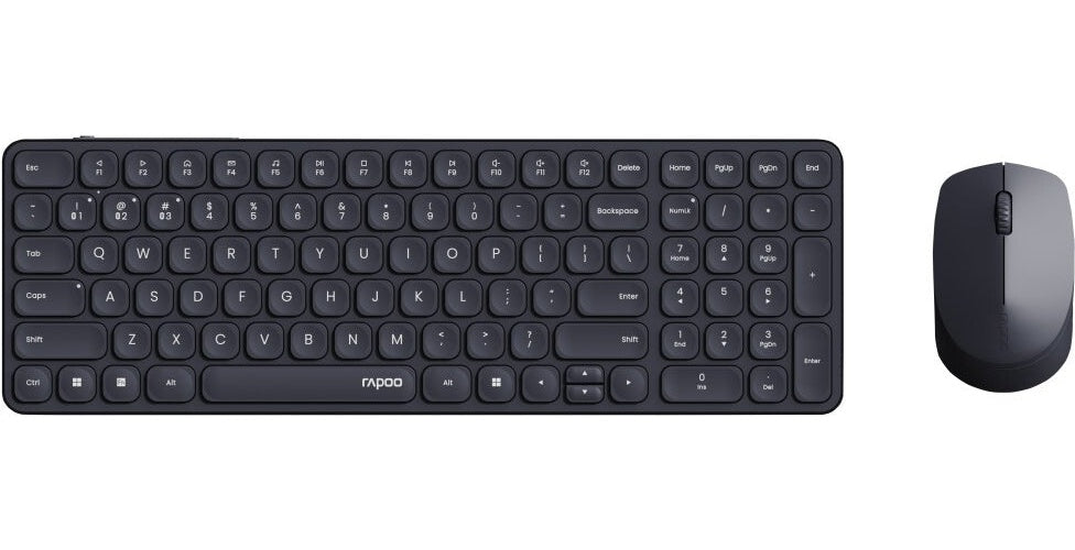 Rapoo 9310M Multi-Mode-Deskset black (226112) afbeelding 1