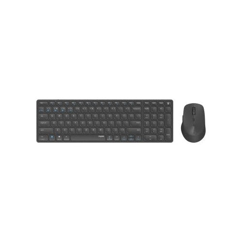 Rapoo 9700M Draadloos Multimode Blade Combo Set Donkergrijs QWERTY US afbeelding 1
