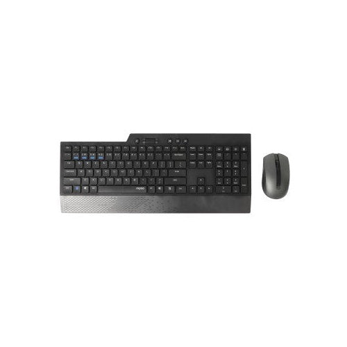 Rapoo 8200T Multimodus Draadloze Desktop Combo Set Zwart QWERTY US afbeelding 1