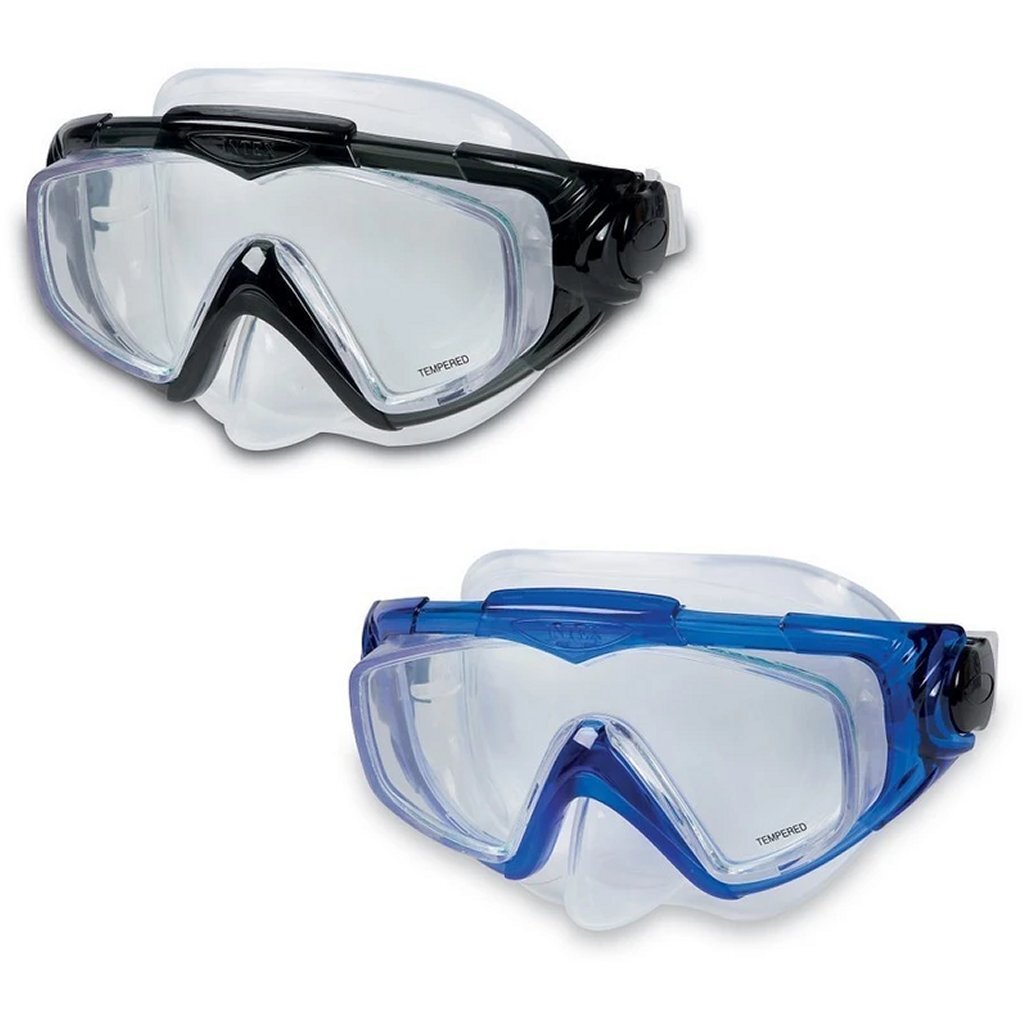 Intex 55981 Aqua Sport Diving Mask Black or Blue