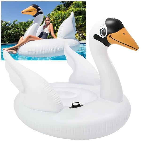 Intex Mega Inflatable Swan Ride-On 194x152x147 cm