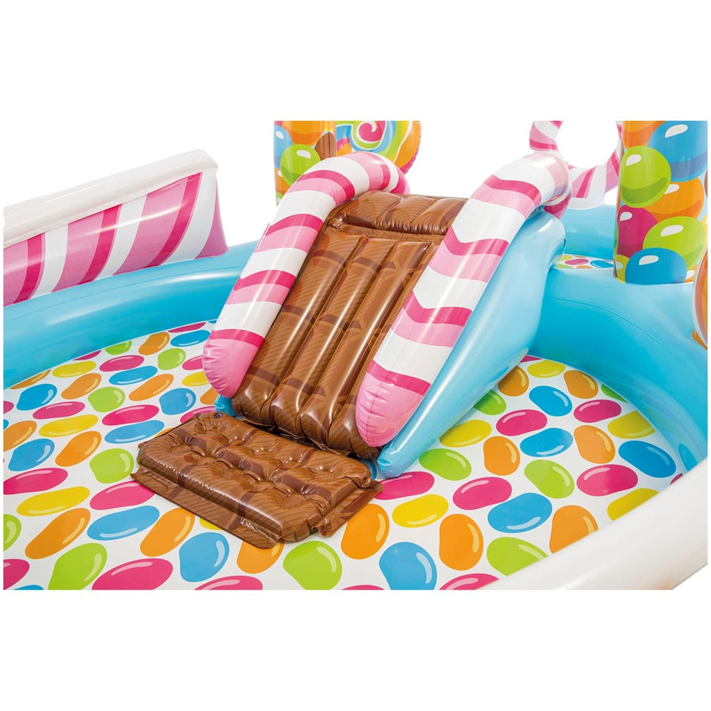 Intex Candy Kids' Pool 295x191x130 cm - Fun with Slide & Sprinkler 57149NP