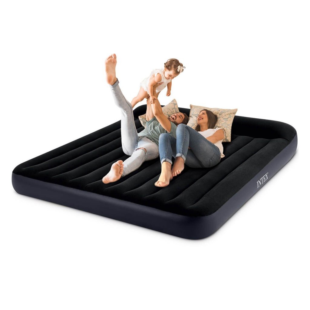 Intex Pillow Rest 2-Person Airbed 183x203x25 cm Black