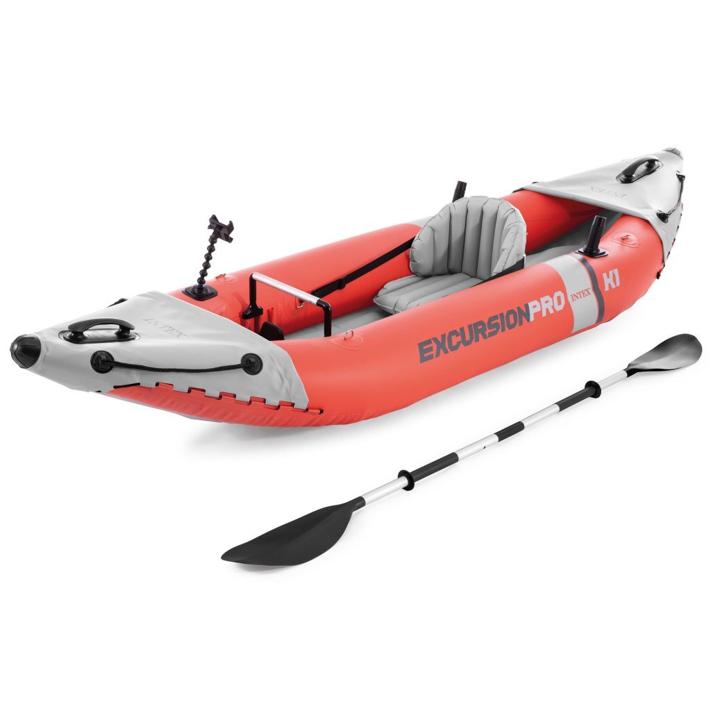 Intex 68303NP Excursion Pro K1 Fishing Kayak 305x71x46 cm Red/Gray
