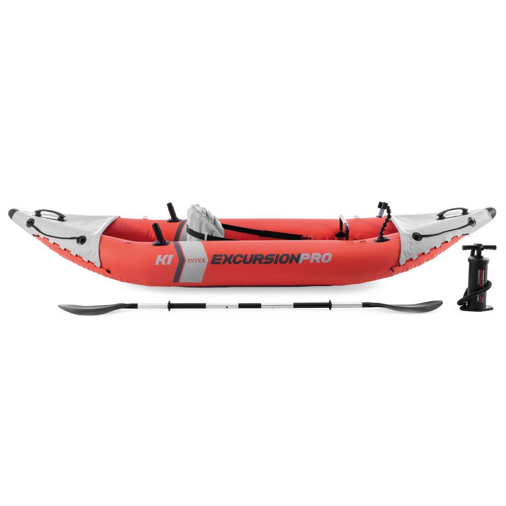 Intex 68303NP Excursion Pro K1 Fishing Kayak 305x71x46 cm Red/Gray