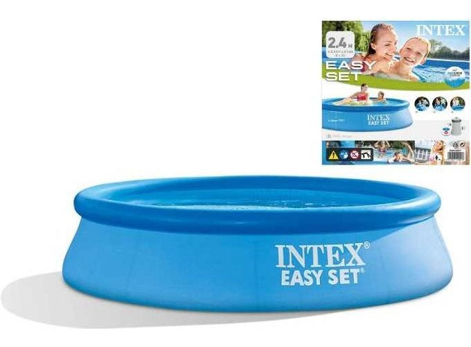 Intex 28108GN Aufstellpool Gerahmter Pool Rund Blau (28108GN) afbeelding 1