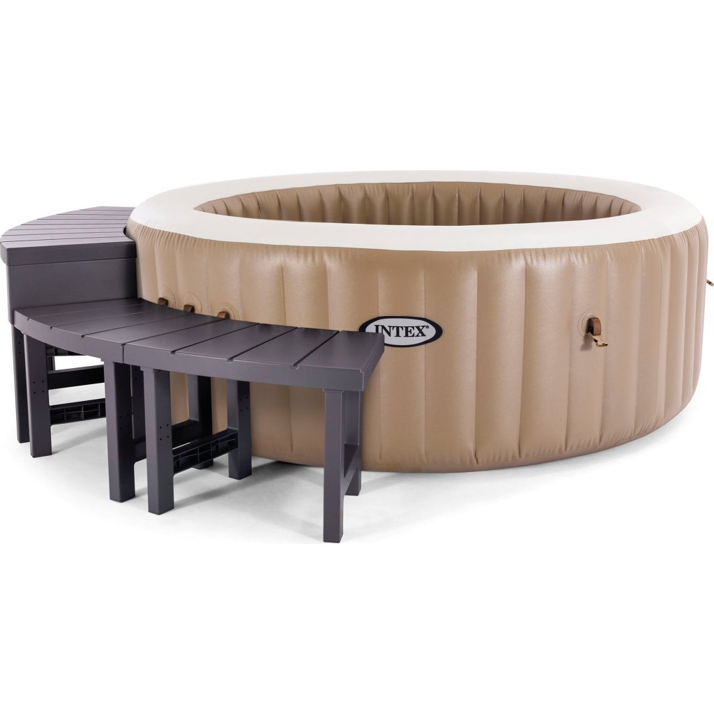 Intex Spa Side Table Set 3 Pieces Grey 3-Piece