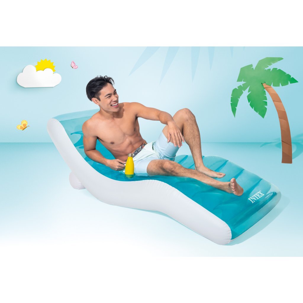 Intex 56874EU Wet Set Collection Air Mat 191x99 cm Blue/White