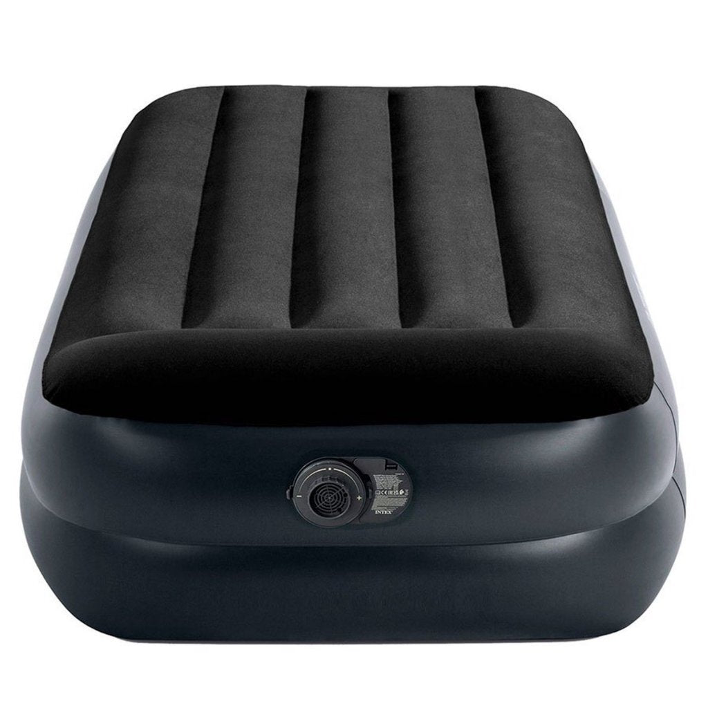 Intex 64122ND Pillow Twin Single Airbed 99x191x42 cm + Built-in Pump Black