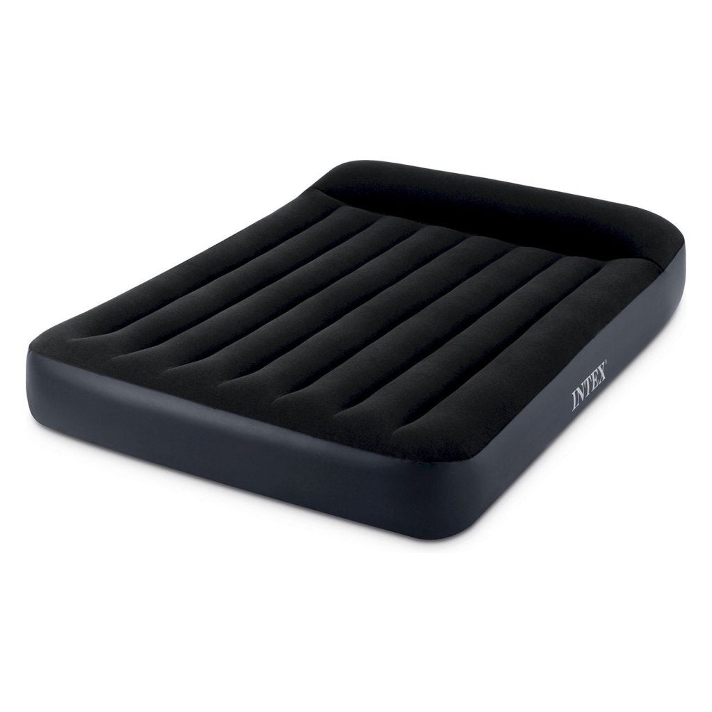 Intex Pillow Rest Classic 2-Person Airbed 137x191x25 cm + Built-in Pump Black 64148ND